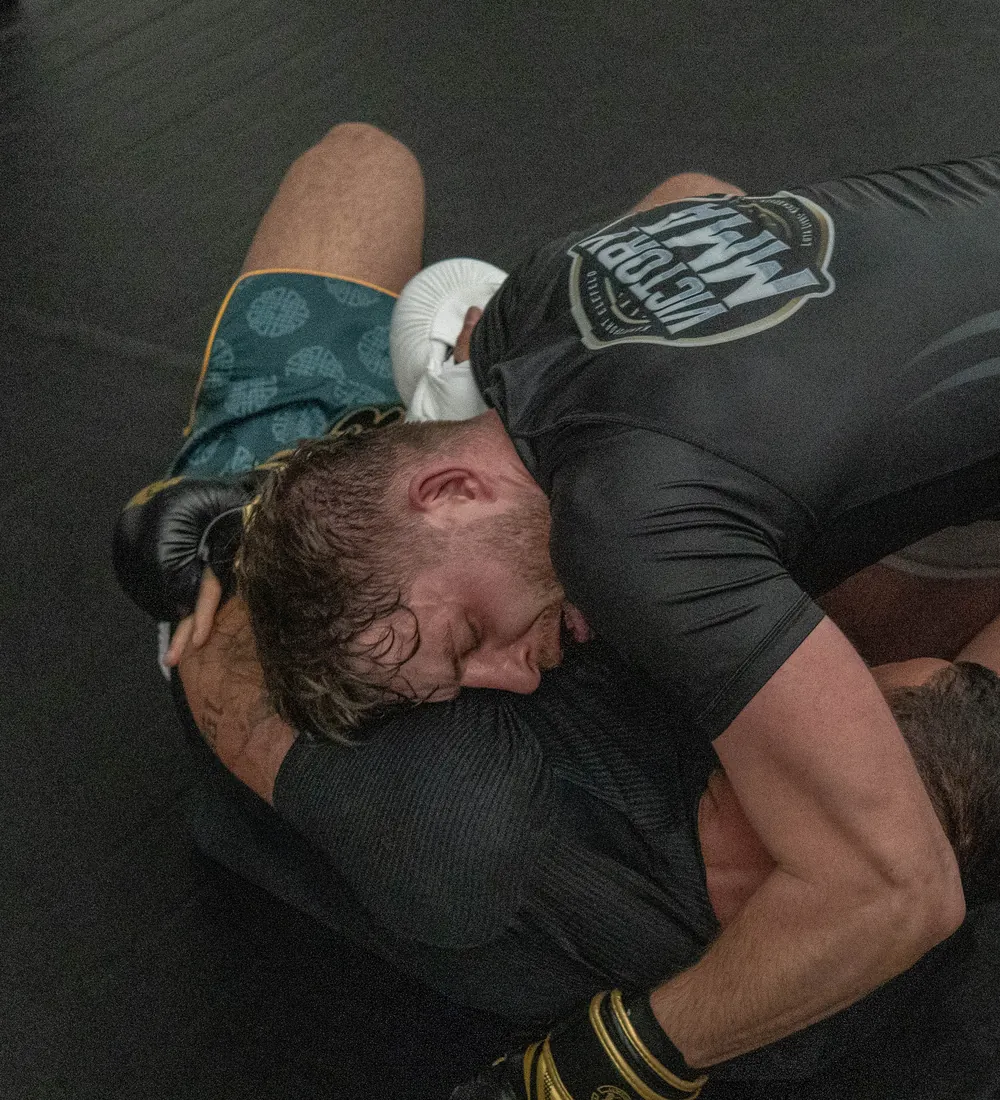 Luta-Livre-Training am Boden bei Victory MMA in Bielefeld